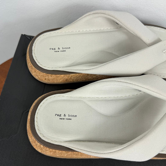 rag & bone Parque Thong Sandals in Paloma Size 7.5 - Picture 7 of 9